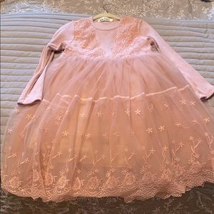 Toddler dusty rose dress size 110 = 3T